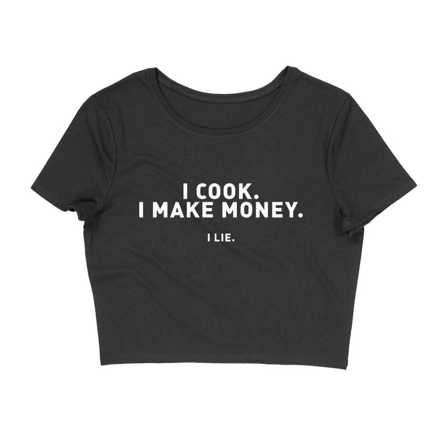 I Lie Women's Crop Top