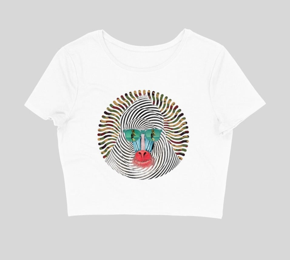Monkey Love Women's Crop Top