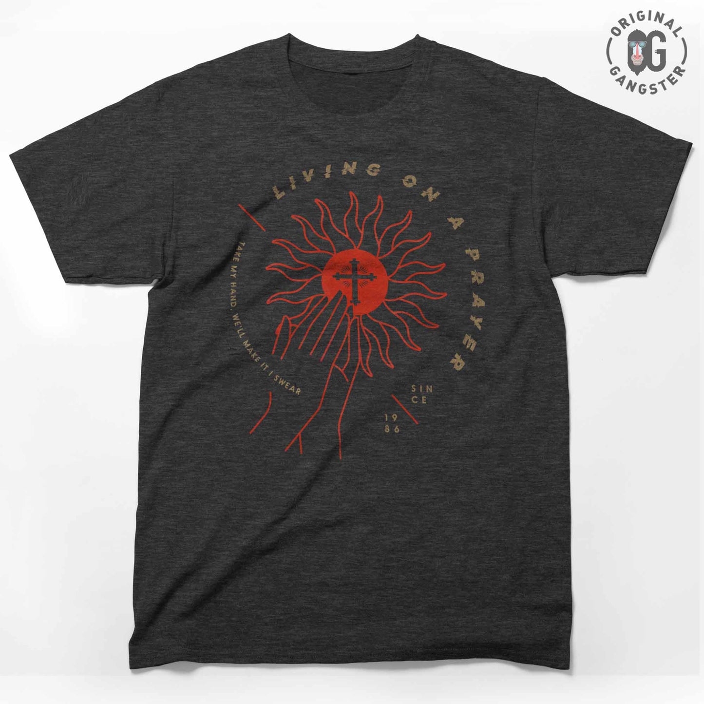 Bon Jovi 'Living On A Prayer' Unisex T-shirt