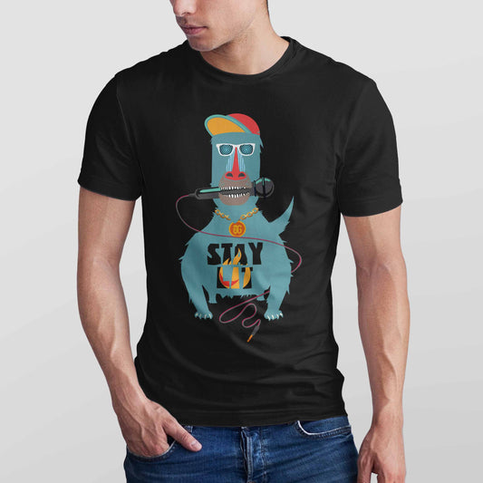 Stay Lit Men's T-shirt (Aqua)