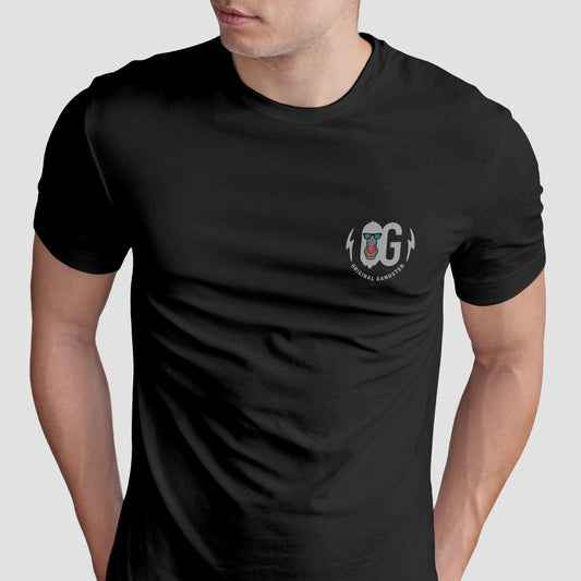 Barely Social Men's Back Print T-shirt - oglife.in