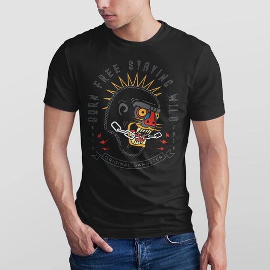 Born Free Staying Wild Men's T-shirt - oglife.in