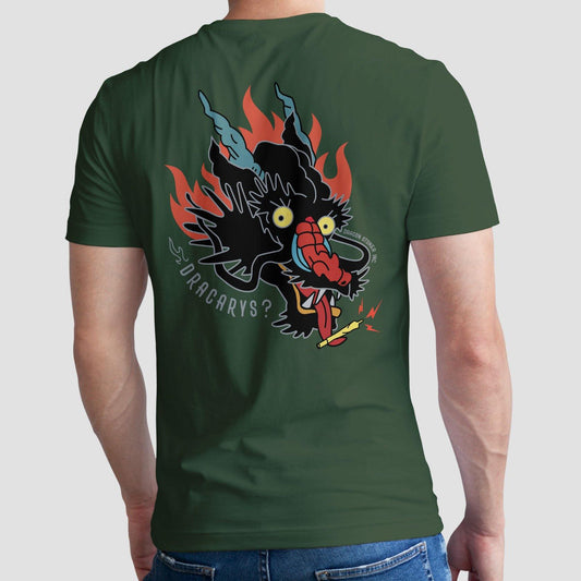 Dracarys? Men's Back Print T-shirt - oglife.in