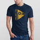 Only Dead Fish Go With The Flow- Abstract Men's Tee