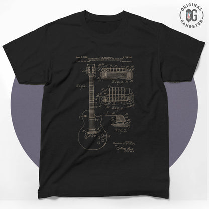 Gibson Electric Guitar Patent 1955 Unisex T-shirt