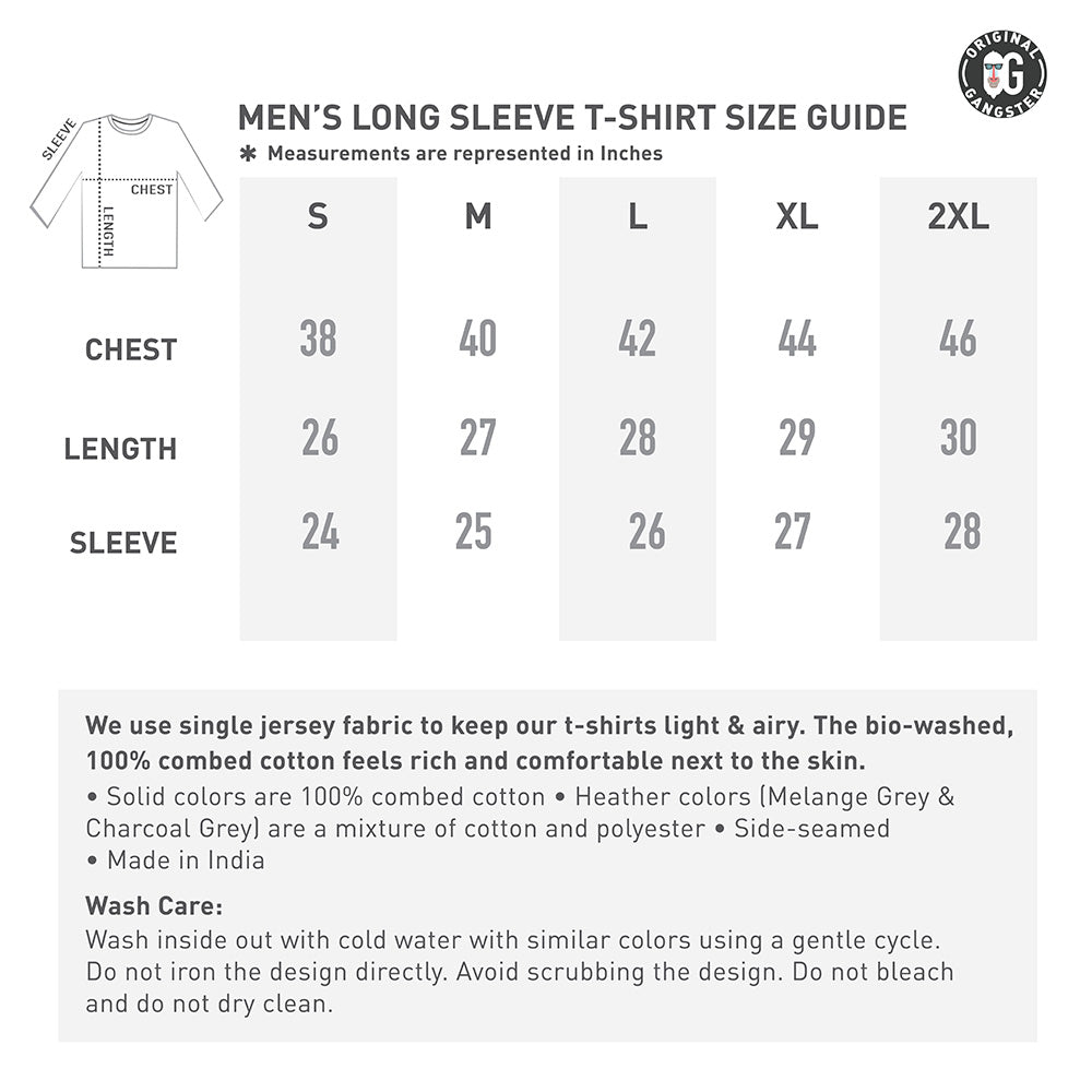 Hustle to the power of OG Men's Long Sleeve T-shirt