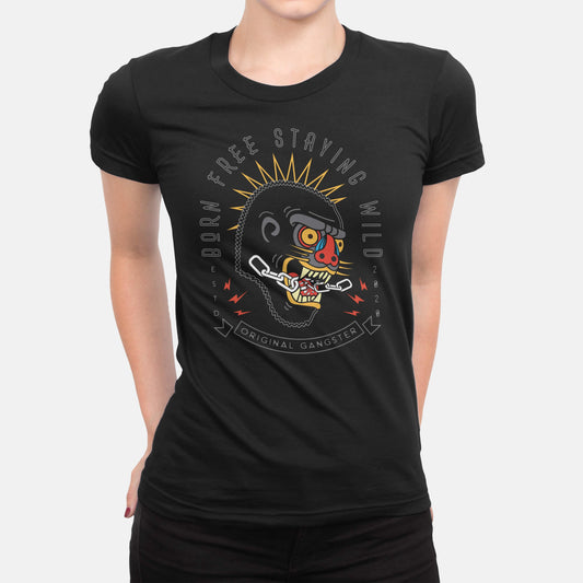 Born Free Staying Wild Women's T-shirt - oglife.in