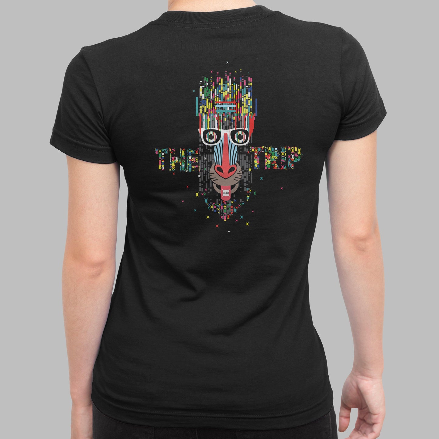 The Acid Trip Women's Back Print T-shirt - oglife.in