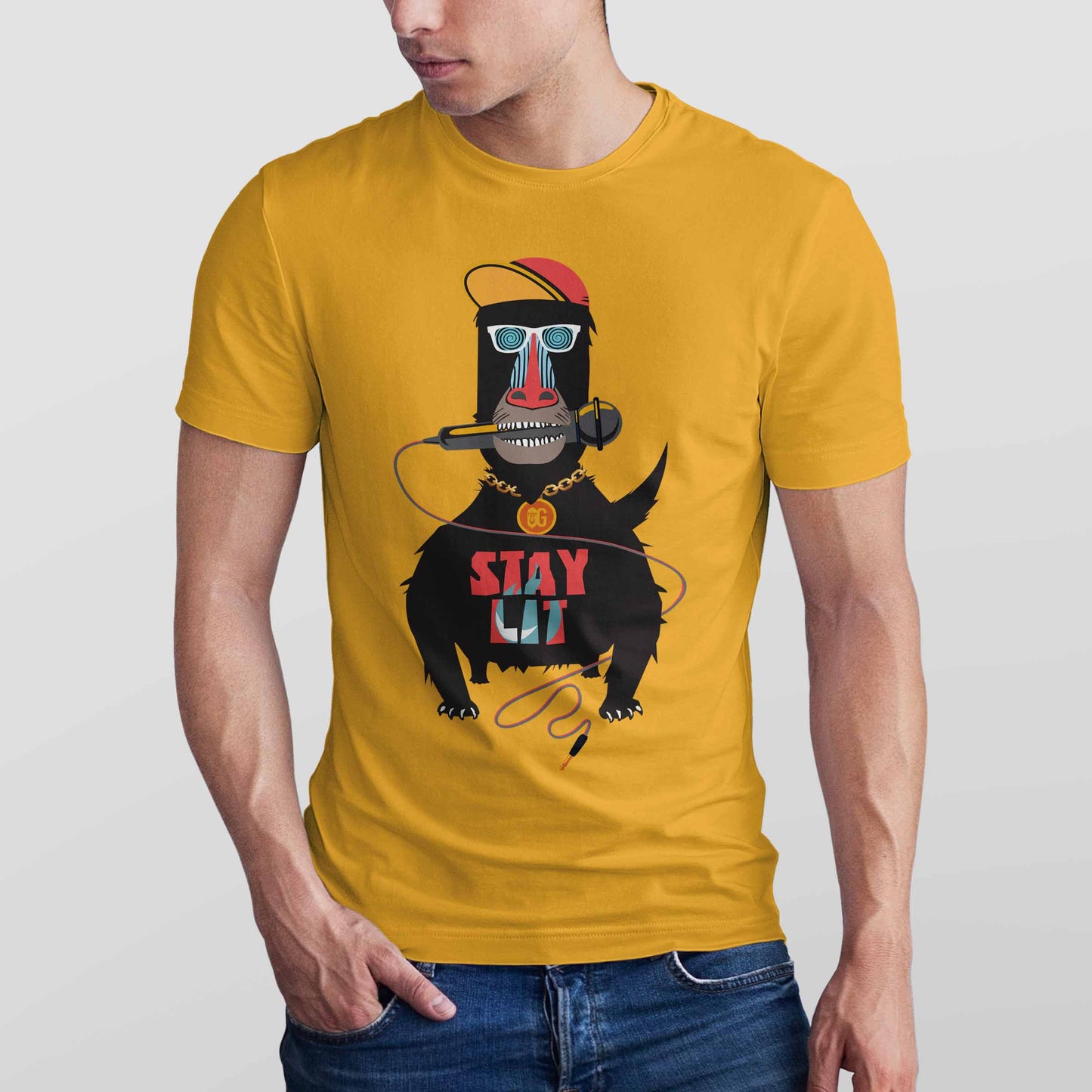 Stay Lit Men's T-shirt (Black)