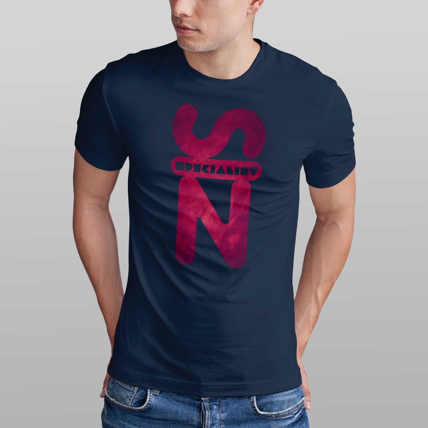 Sin Specialist Men's T-shirt (Magenta)
