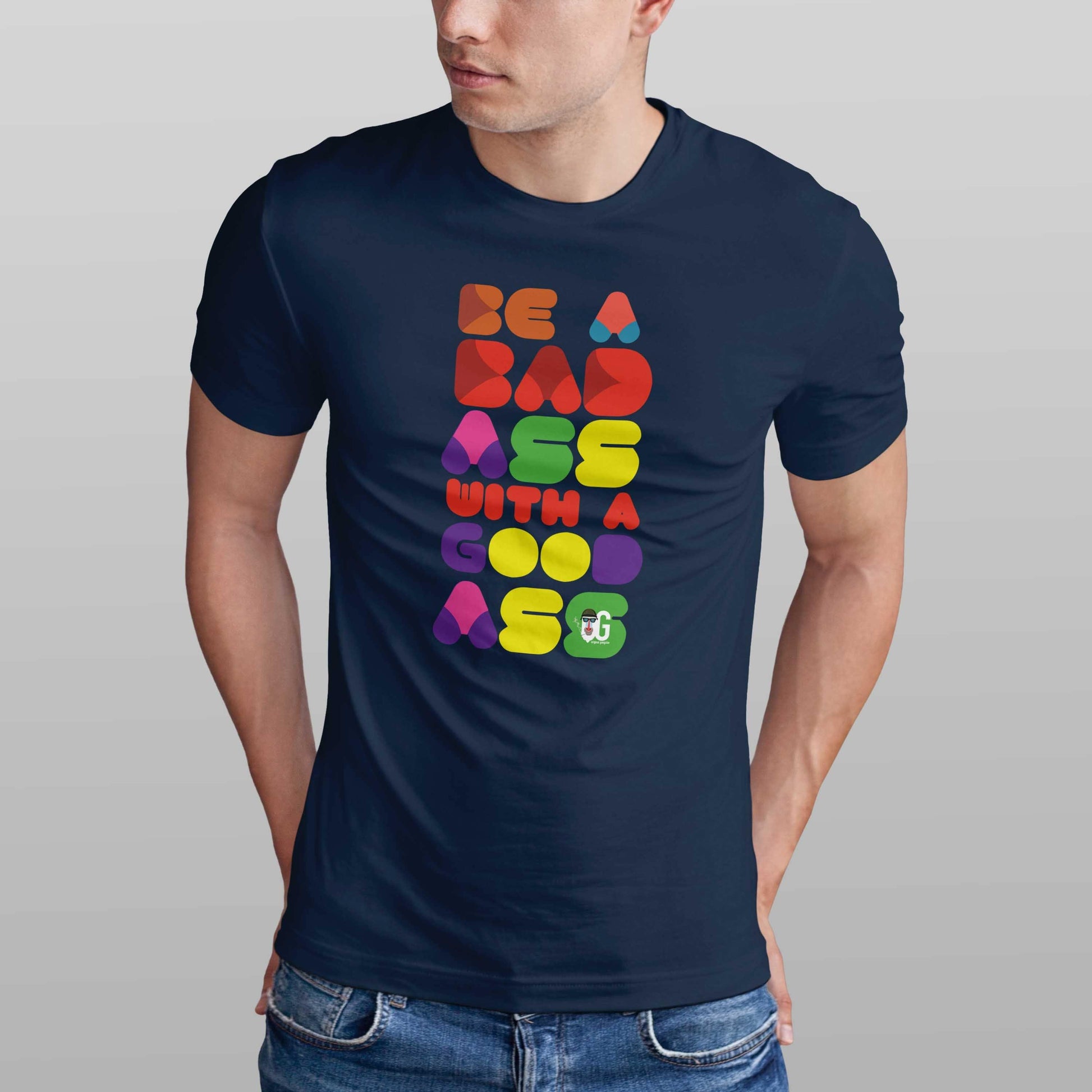 Bad Ass With A Good Ass Men's T-shirt - oglife.in