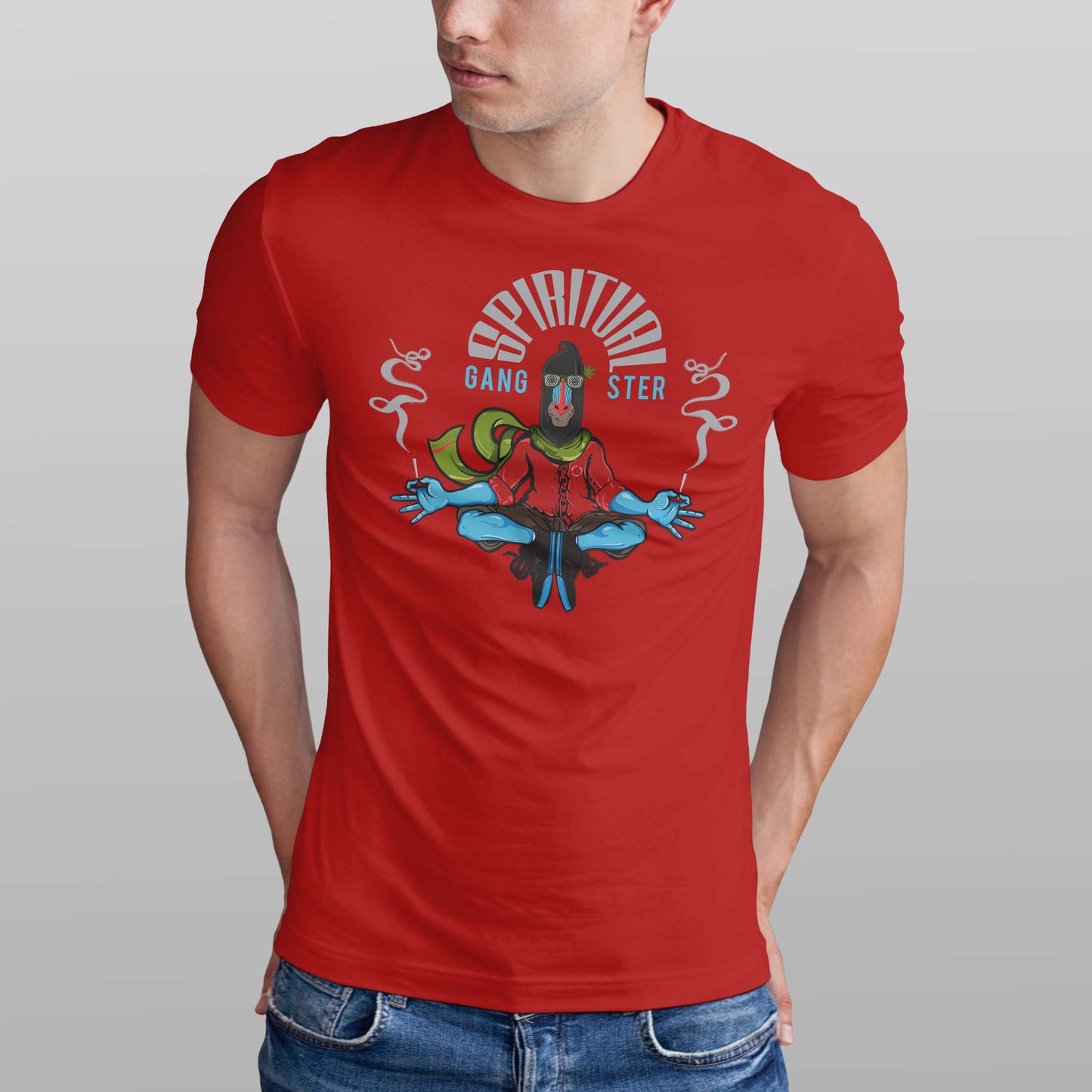 Spiritual Gangster Men's T-shirt (Grey)