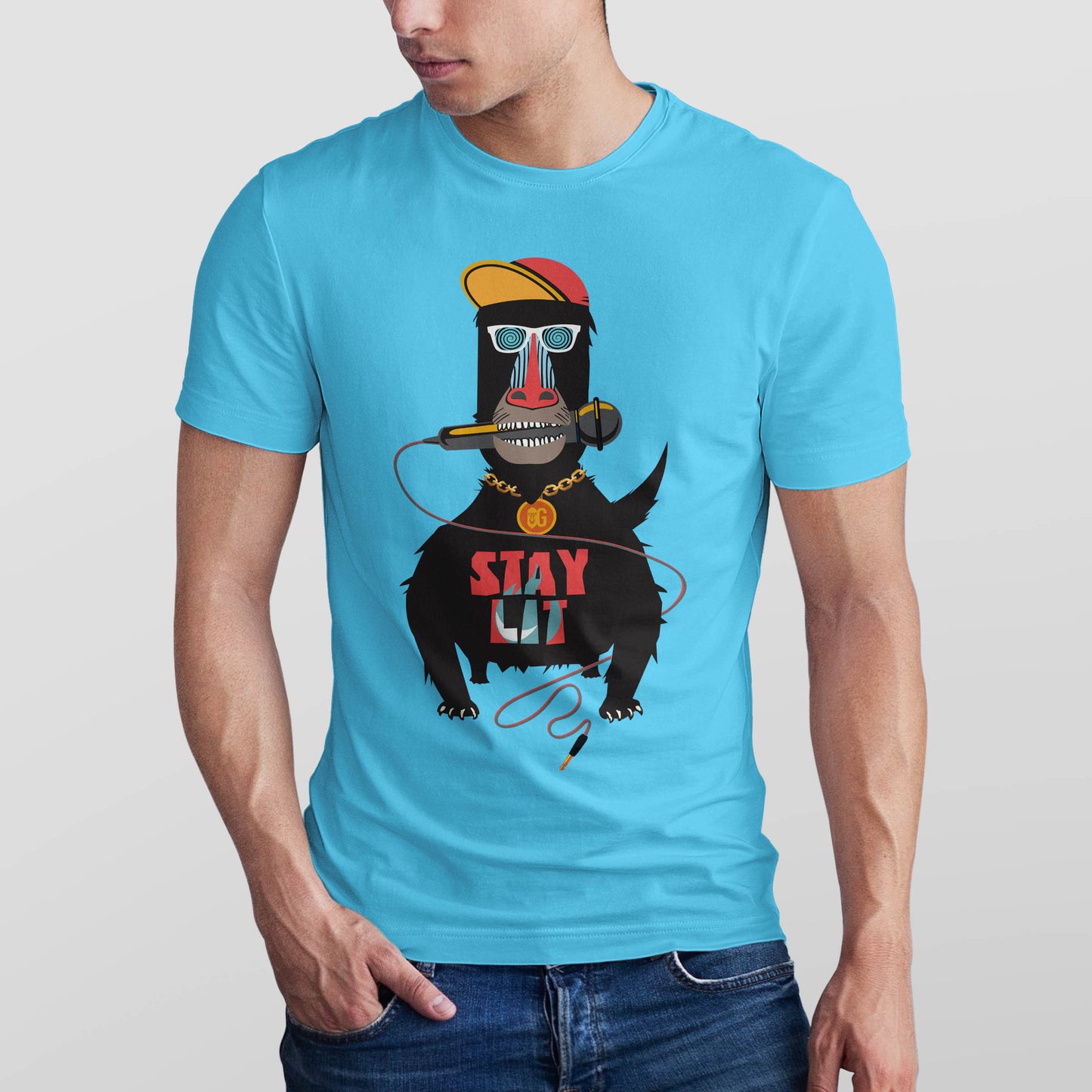 Stay Lit Men's T-shirt (Black)