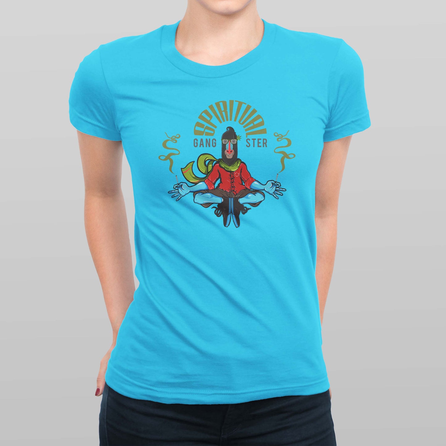 Spiritual Gangster Women's T-shirt (Green)