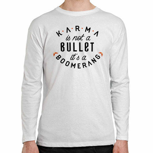 Karma Men's Long Sleeve T-shirt