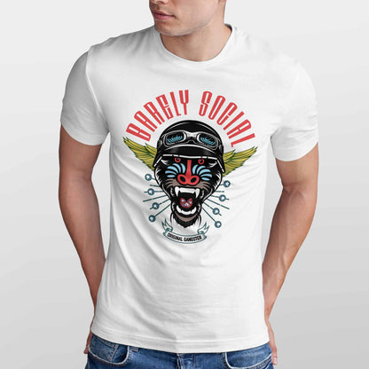 Barely Social Men's T-shirt - oglife.in