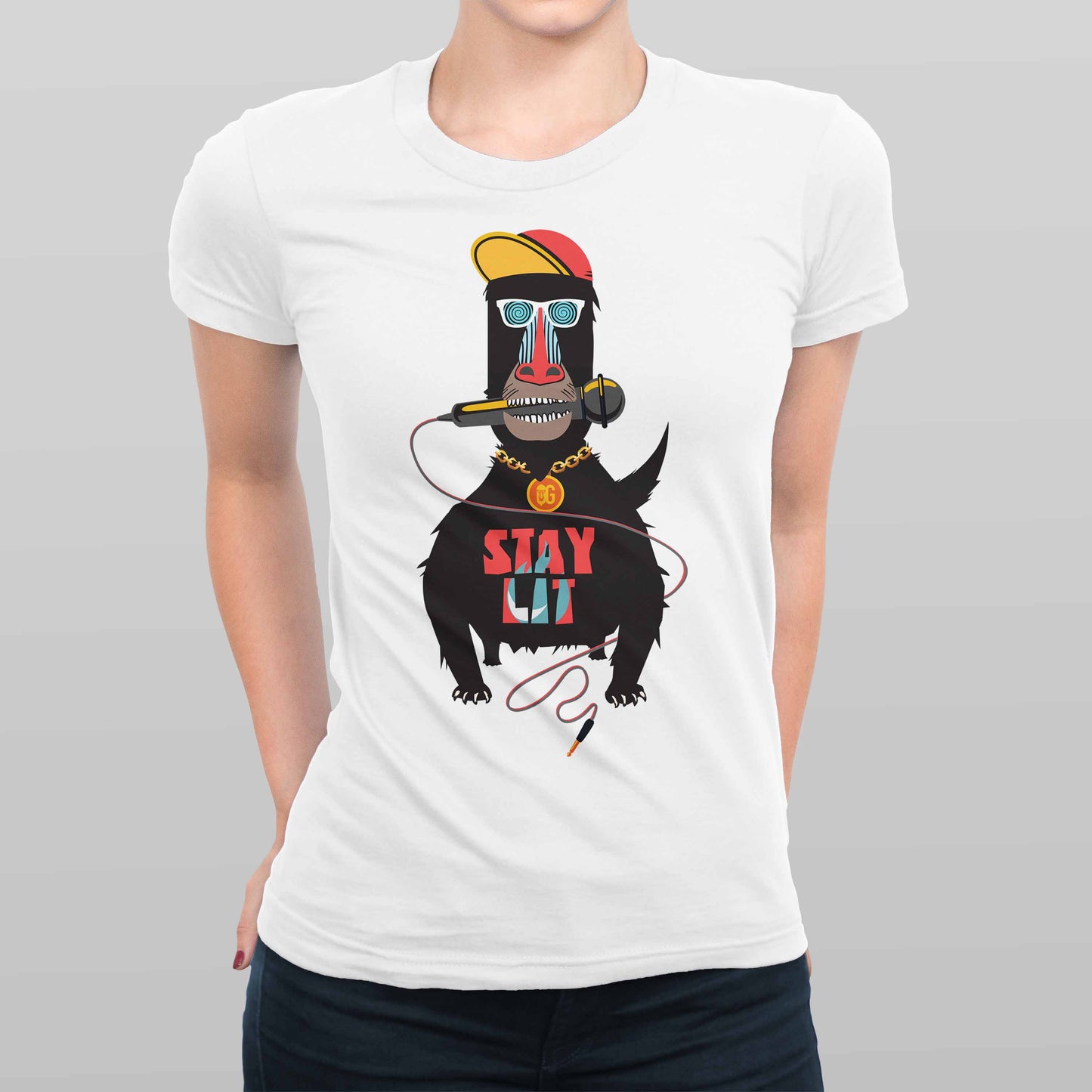 Stay Lit Women's T-shirt (Black)